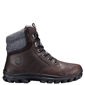 Timberland Chillberg Mid - Tmavo Hnede Nepremokave Topanky Panske, T0041SK